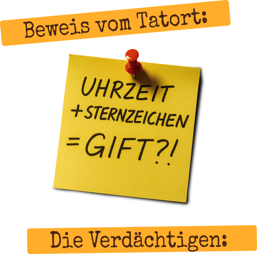 Beweismittel & Verdächtige